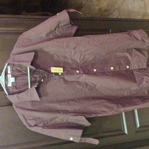 The New Ivy Brand,Medium Slim Fit, Dark Burgundy, Front pocket, Flap button arm